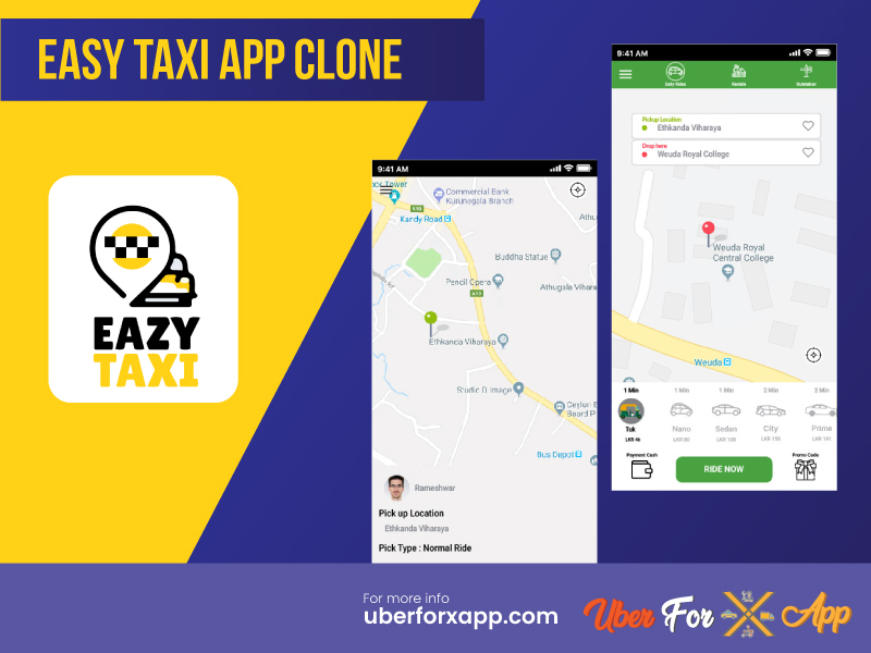 Easy taxi app clone